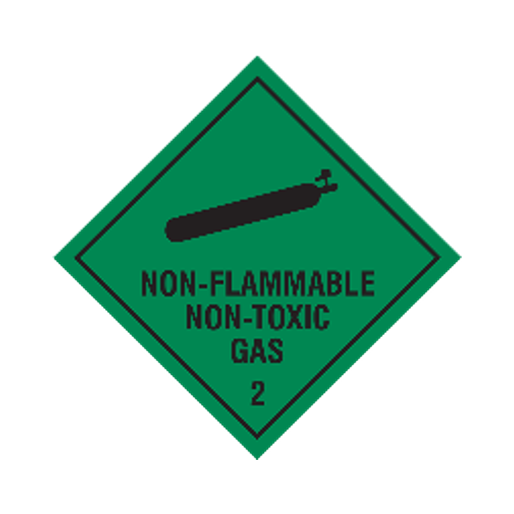 Non-Toxic, Non-Flammable Gas